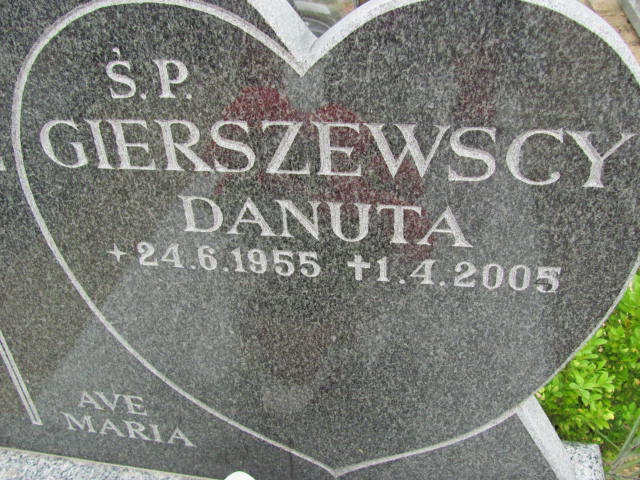 Danuta GIERSZEWSKA 1955 Gdynia - Grobonet - Wyszukiwarka osób pochowanych
