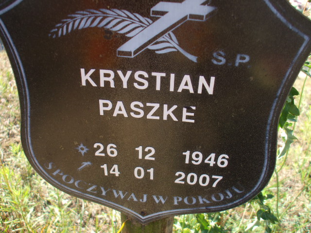 Krystian PASZKE 1946 Gdynia - Grobonet - Wyszukiwarka osób pochowanych