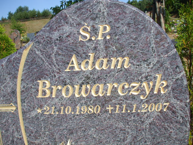 Adam BROWARCZYK 1980 Gdynia - Grobonet - Wyszukiwarka osób pochowanych