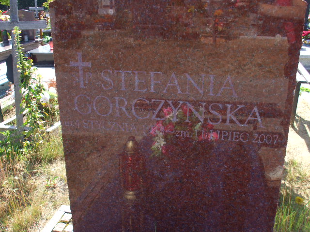 Stefania GORCZYŃSKA 1928 Gdynia - Grobonet - Wyszukiwarka osób pochowanych