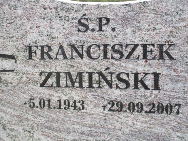 Franciszek ZIMIŃSKI 1943 Gdynia - Grobonet - Wyszukiwarka osób pochowanych