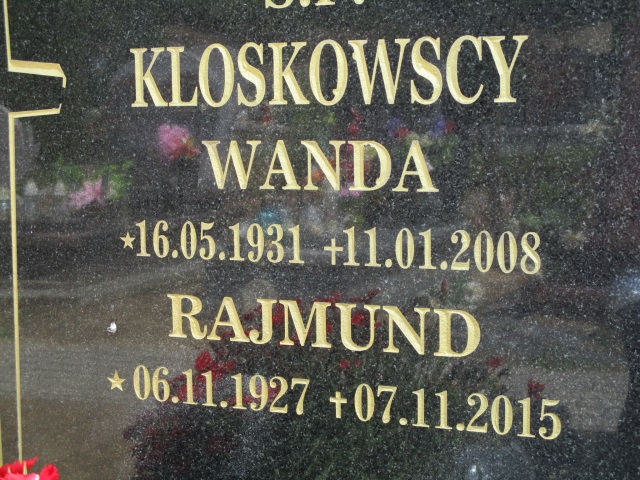 Wanda KLOSKOWSKA 1931 Gdynia - Grobonet - Wyszukiwarka osób pochowanych
