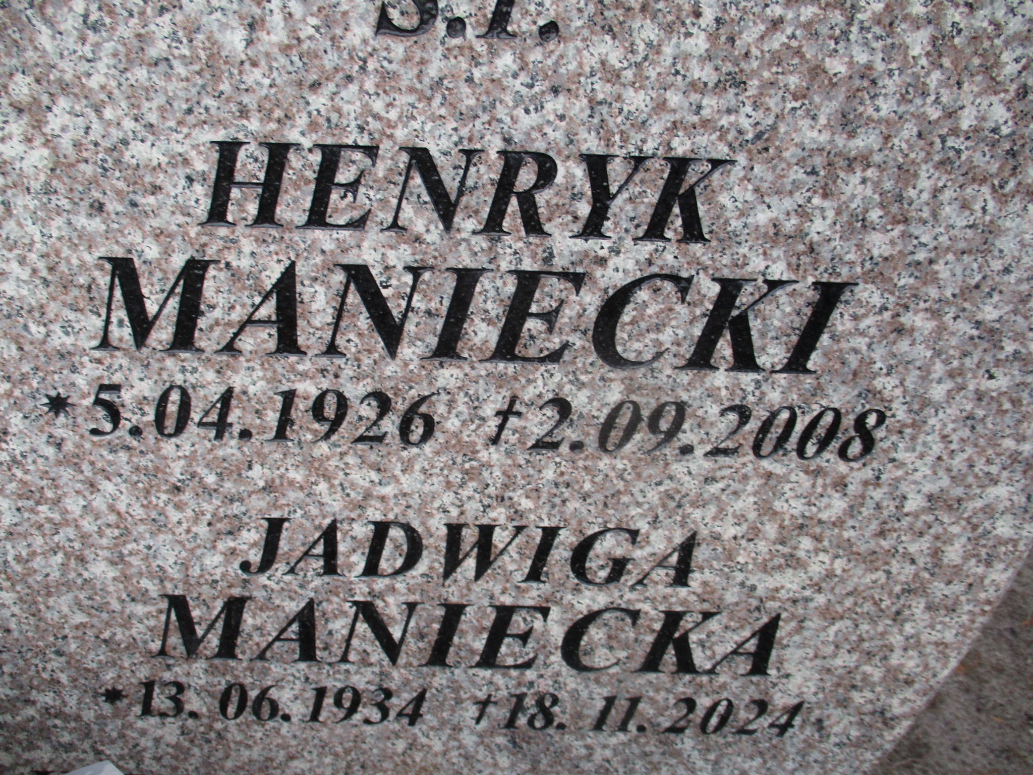 Henryk Wincenty MANIECKI 1926 Gdynia - Grobonet - Wyszukiwarka osób pochowanych