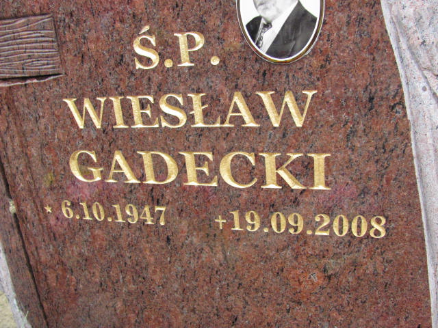 Wiesław Marian GADECKI 1947 Gdynia - Grobonet - Wyszukiwarka osób pochowanych