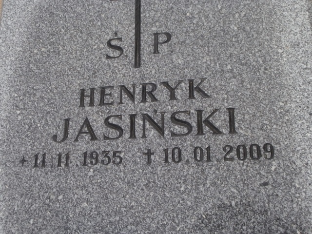 Henryk JASIŃSKI 1935 Gdynia - Grobonet - Wyszukiwarka osób pochowanych