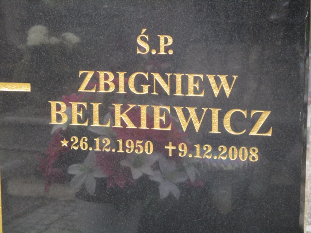 Zbigniew BELKIEWICZ 1950 Gdynia - Grobonet - Wyszukiwarka osób pochowanych