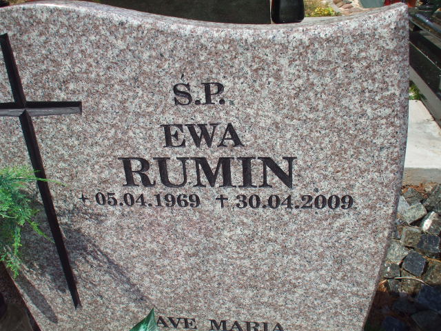 Ewa Małgorzata RUMIN 1969 Gdynia - Grobonet - Wyszukiwarka osób pochowanych