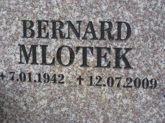 Bernard MLOTEK 1942 Gdynia - Grobonet - Wyszukiwarka osób pochowanych