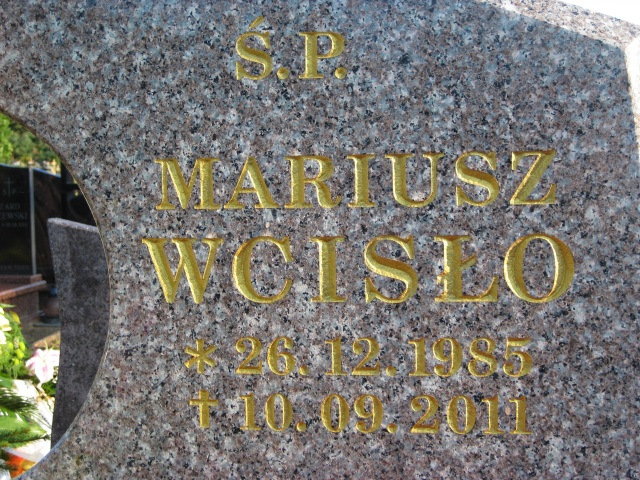 Mariusz Piotr WCISŁO 1985 Gdynia - Grobonet - Wyszukiwarka osób pochowanych