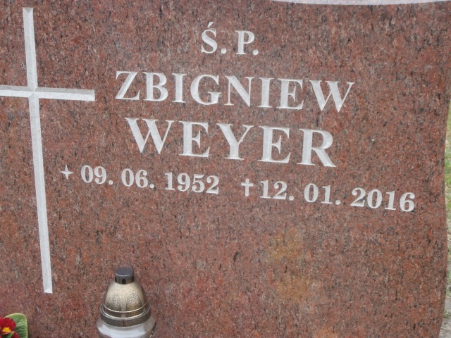 Zbigniew WEYER 1952 Gdynia - Grobonet - Wyszukiwarka osób pochowanych