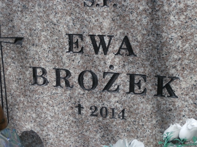 Ewa BROŻEK 1943 Gdynia - Grobonet - Wyszukiwarka osób pochowanych