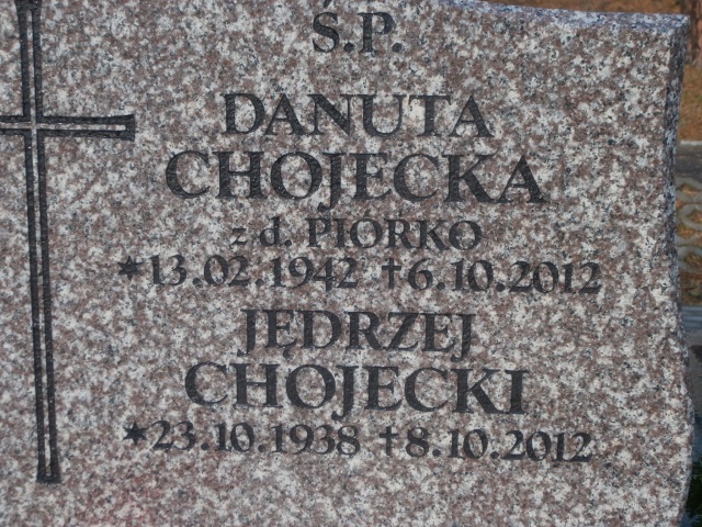 Danuta CHOJECKA 1942 Gdynia - Grobonet - Wyszukiwarka osób pochowanych