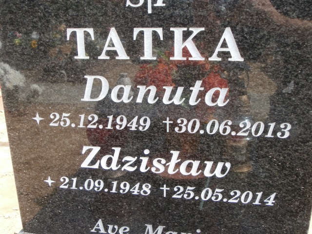 Danuta TATKA 1949 Gdynia - Grobonet - Wyszukiwarka osób pochowanych