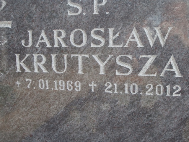 Jarosław KRUTYSZA 1969 Gdynia - Grobonet - Wyszukiwarka osób pochowanych