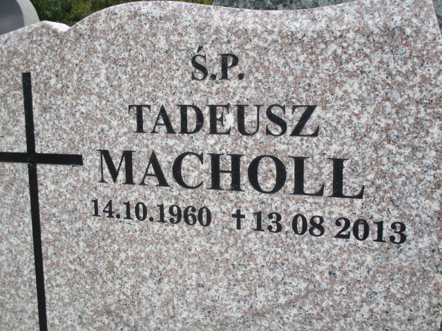 Tadeusz MACHOLL 1960 Gdynia - Grobonet - Wyszukiwarka osób pochowanych