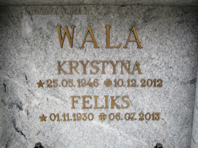Krystyna WALA 1946 Gdynia - Grobonet - Wyszukiwarka osób pochowanych