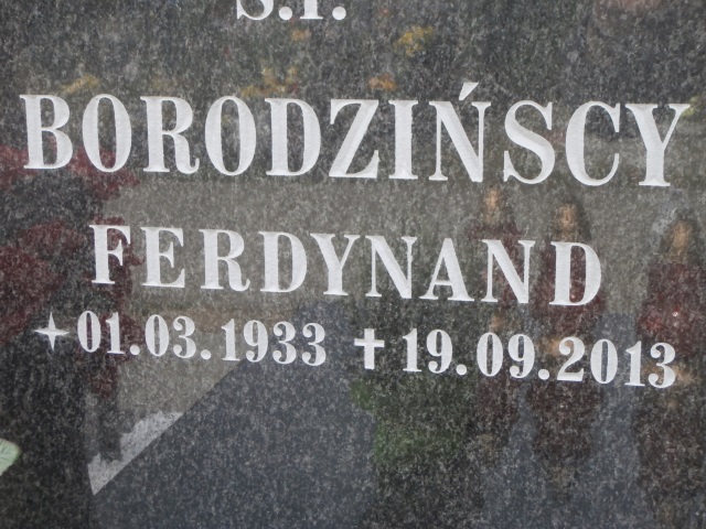 Ferdynand BORODZIŃSKI 1933 Gdynia - Grobonet - Wyszukiwarka osób pochowanych