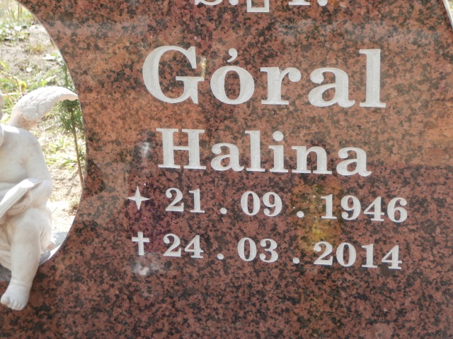 Halina GÓRAL 1946 Gdynia - Grobonet - Wyszukiwarka osób pochowanych