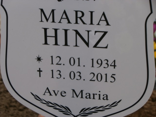 Maria HINZ 1934 Gdynia - Grobonet - Wyszukiwarka osób pochowanych