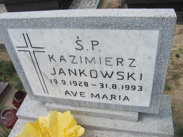 Kazimierz JANKOWSKI 1928 Gdynia - Grobonet - Wyszukiwarka osób pochowanych