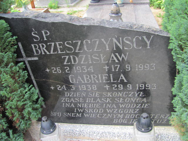 Gabriela BRZESZCZYŃSKA 1938 Gdynia - Grobonet - Wyszukiwarka osób pochowanych