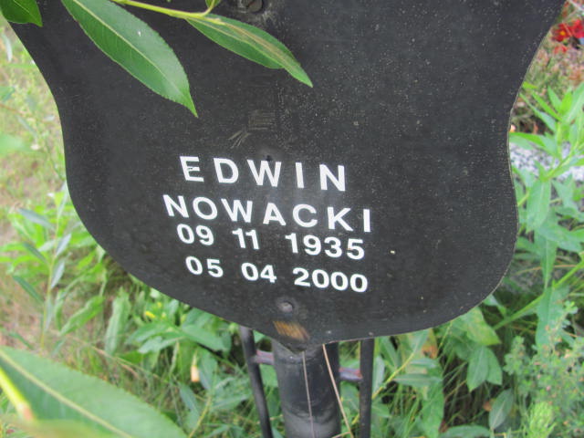 Edwin NOWACKI 1935 Gdynia - Grobonet - Wyszukiwarka osób pochowanych