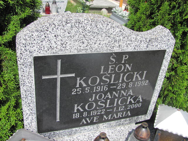 Leon KOŚLICKI 1916 Gdynia - Grobonet - Wyszukiwarka osób pochowanych
