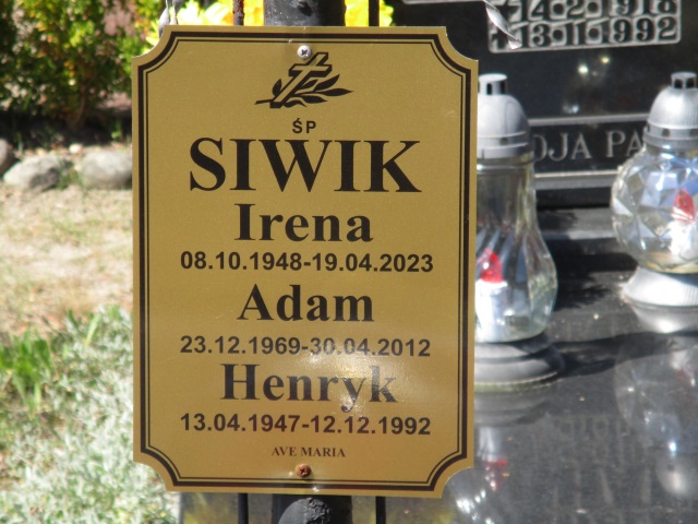 Adam Dariusz SIWIK 1969 Gdynia - Grobonet - Wyszukiwarka osób pochowanych