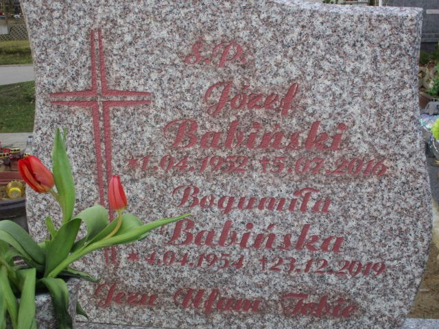 Józef BABIŃSKI 1952 Gdynia - Grobonet - Wyszukiwarka osób pochowanych