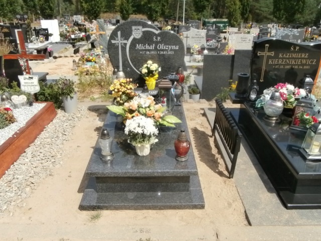 Grób MICHAŁ OLSZYNA