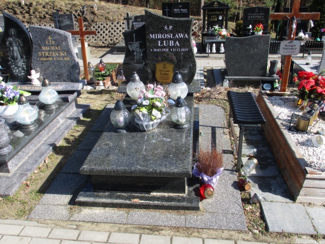 Grób MIROSŁAWA ŁUBA
