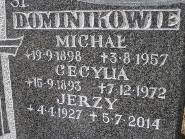 Michał DOMINIK 1898 Gdynia - Grobonet - Wyszukiwarka osób pochowanych