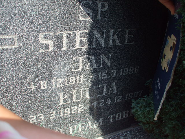 Łucja STENKE 1922 Gdynia - Grobonet - Wyszukiwarka osób pochowanych