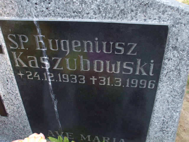 Eugeniusz KASZUBOWSKI 1933 Gdynia - Grobonet - Wyszukiwarka osób pochowanych
