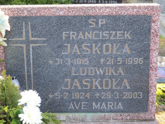 Franciszek JASKÓŁA 1915 Gdynia - Grobonet - Wyszukiwarka osób pochowanych