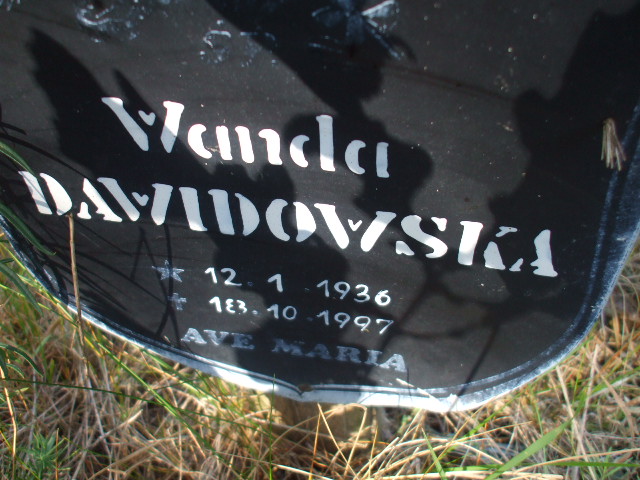 Wanda DAWIDOWSKA 1936 Gdynia - Grobonet - Wyszukiwarka osób pochowanych