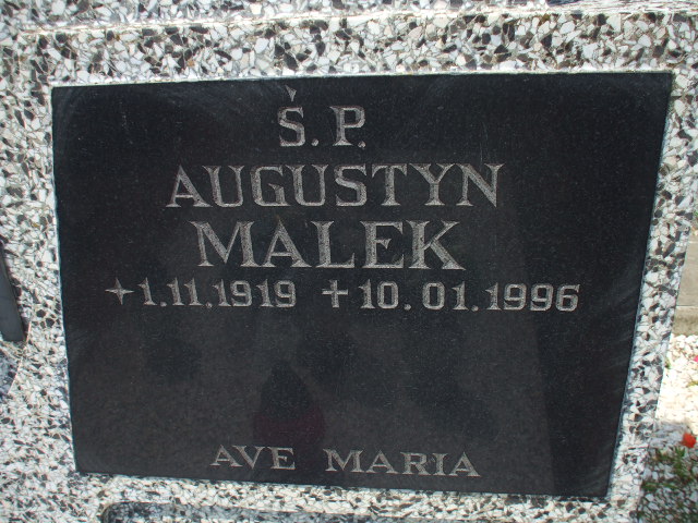 Augustyn MALEK 1919 Gdynia - Grobonet - Wyszukiwarka osób pochowanych