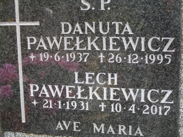 Danuta PAWEŁKIEWICZ 1937 Gdynia - Grobonet - Wyszukiwarka osób pochowanych