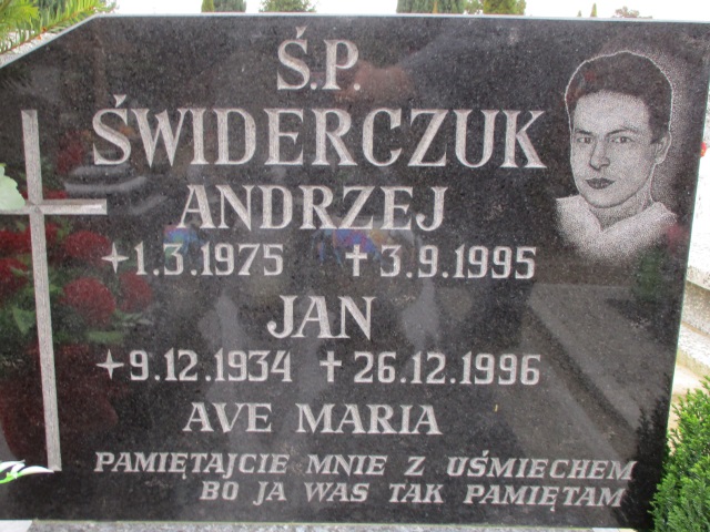 Jan ŚWIDERCZUK 1934 Gdynia - Grobonet - Wyszukiwarka osób pochowanych