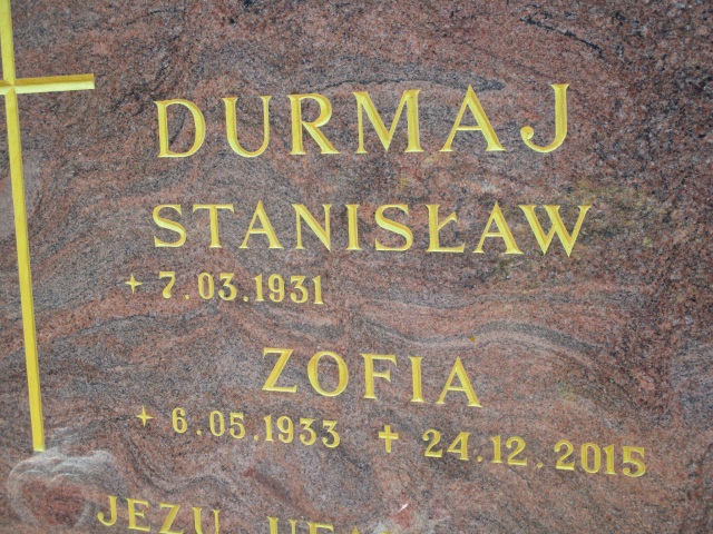 Zofia DURMAJ 1933 Gdynia - Grobonet - Wyszukiwarka osób pochowanych