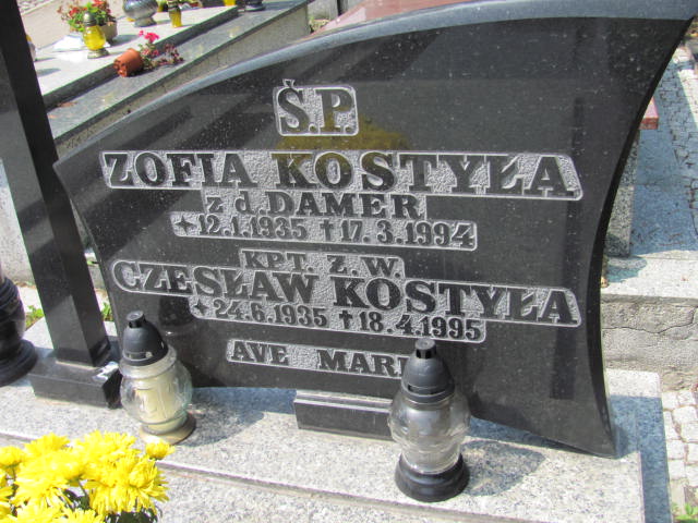 Zofia KOSTYŁA 1935 Gdynia - Grobonet - Wyszukiwarka osób pochowanych