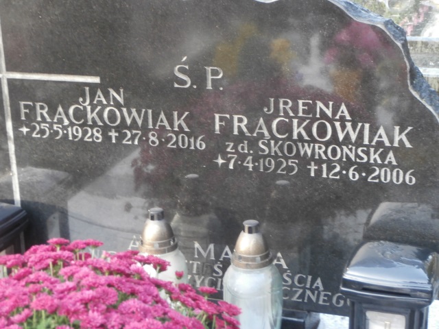 Jan FRĄCKOWIAK 1928 Gdynia - Grobonet - Wyszukiwarka osób pochowanych