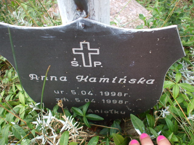 Anna KAMIŃSKA 1998 Gdynia - Grobonet - Wyszukiwarka osób pochowanych