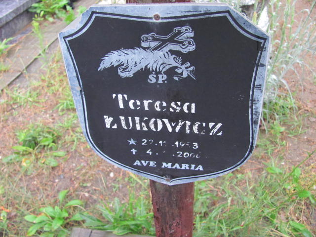 Teresa ŁUKOWICZ 1953 Gdynia - Grobonet - Wyszukiwarka osób pochowanych
