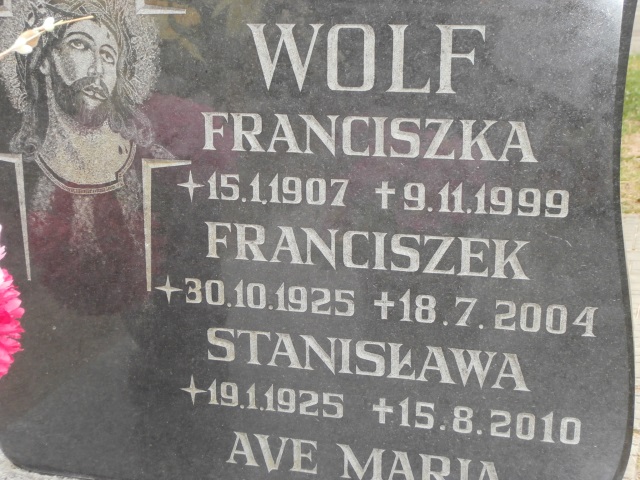 Franciszka WOLF 1907 Gdynia - Grobonet - Wyszukiwarka osób pochowanych