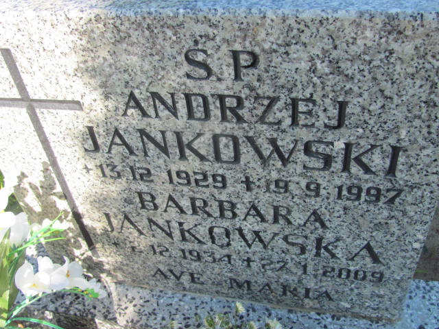 Andrzej JANKOWSKI 1929 Gdynia - Grobonet - Wyszukiwarka osób pochowanych